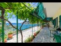 Apartmaji Bosiljka - by the sea: A1(5), A2(5), SA3(2) Sevid - Riviera Trogir  - terasa