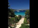 Apartmaji Jak - 10m from the sea: A(4+2) Sevid - Riviera Trogir  - pogled na morje (hiša in okolica)