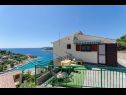 Apartmaji Bosiljka - by the sea: A1(5), A2(5), SA3(2) Sevid - Riviera Trogir  - Studio apartma - SA3(2): vrtna terasa