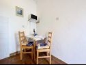 Apartmaji Kaza - 50m from the beach with parking: A1(2), A2(2), A3(6) Trogir - Riviera Trogir  - Apartma - A1(2): jedilnica