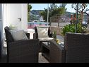 Apartmaji Marin1 - near pebble beach: A1(2+2), A2(2+2) Trogir - Riviera Trogir  - vrtna terasa