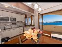 Apartmaji Marijan - beautiful view: A1(6) Trogir - Riviera Trogir  - Apartma - A1(6): kuhinja in jedilnica