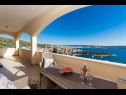 Apartmaji Marijan - beautiful view: A1(6) Trogir - Riviera Trogir  - Apartma - A1(6): pogled s terase