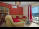 Apartmaji Mari - barbecue: A1Lile (4), A2Lile (2+2) Vinišće - Riviera Trogir  - Apartma - A2Lile (2+2): dnevna soba