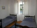 Apartmaji Ljubi - 20 m from beach: A1(4+1), A2 Crveni(2+2), A3 Zeleni(2+2) Vinišće - Riviera Trogir  - Apartma - A1(4+1): spalnica