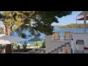 Apartmaji Natad - sea view : A1(4) Vinišće - Riviera Trogir  - terasa