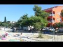 Apartmaji Sor - on the beach: SA1(2+1), A1(4+1), A2(2+2), A3(2+2) Bibinje - Riviera Zadar  - plaža
