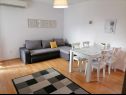 Apartmaji Fuzu - 50 m from sea: A2(2+1), SA3(2) Bibinje - Riviera Zadar  - Apartma - A2(2+1): dnevna soba