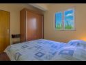 Apartmaji Blue Skies - 30 m from the sea: A1(4+1), A2(2+2), SA3(2+1) Ljubač - Riviera Zadar  - Apartma - A1(4+1): spalnica