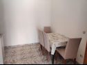 Apartmaji Ivica - free parking: SA1(2+1), SA2(2+1) Nin - Riviera Zadar  - Studio apartma - SA1(2+1): jedilnica