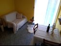 Apartmaji Mediteran - private parking: A1(2+1) Privlaka - Riviera Zadar  - Apartma - A1(2+1): dnevna soba