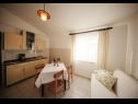 Apartmaji Ivan Z - 10 m from sea: A3(2), A4(2) Seline - Riviera Zadar  - Apartma - A4(2): kuhinja in jedilnica