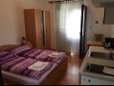 Apartmaji Andy - only 50 m from beach: A1(3+1), A2(2+1), SA1(2) Sukošan - Riviera Zadar  - Studio apartma - SA1(2): spalnica