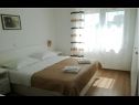 Apartmaji Let - 5 m from sea : A1(4), A4(4) Sukošan - Riviera Zadar  - Apartma - A4(4): spalnica