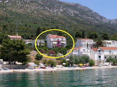 Apartmaji Kate - 20m from the beach: A1(2+2), A2(2+2) Brist - Riviera Makarska 