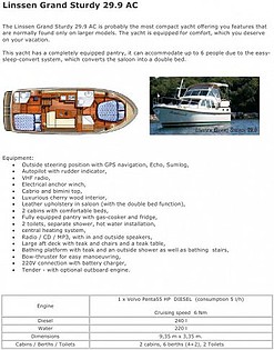 Motorna ladja - Linssen Grand Sturdy 29,9 AC (code:TOR 19) - Zadar - Riviera Zadar  - Hrvaška 